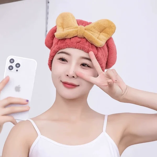 Dry hair cap with super high water absorption speed - Image 4