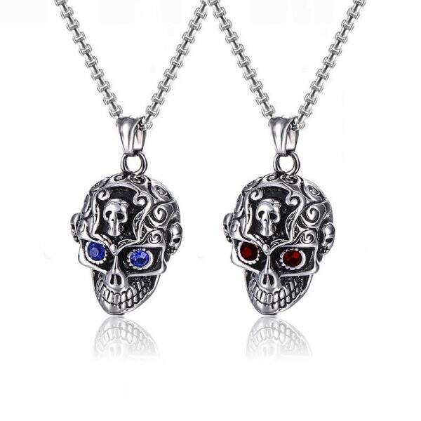 Titanium skull necklace - Image 1