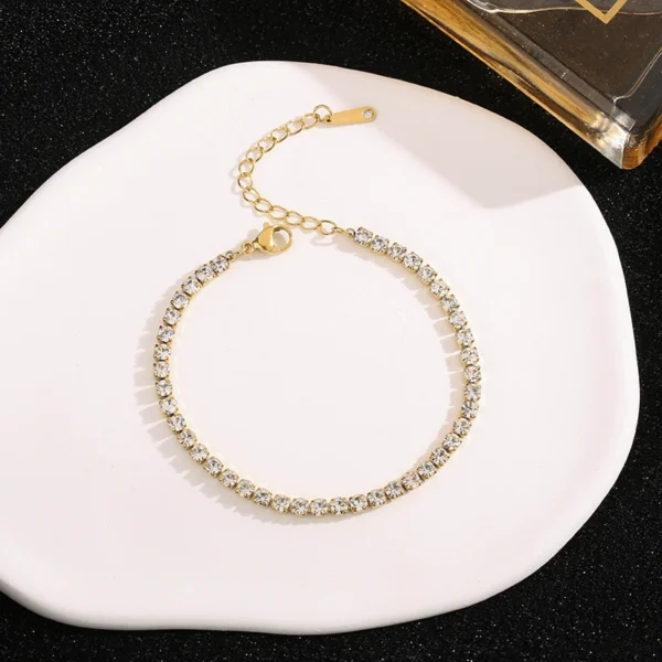 Full steel diamond bracelet - Image 2