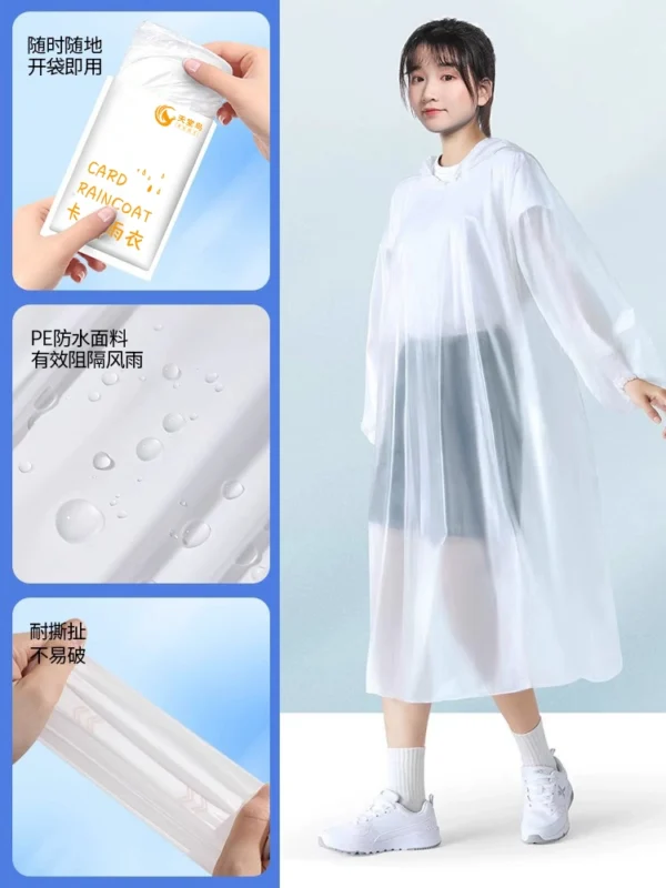 Disposable long rainstorm proof thickened - Image 5