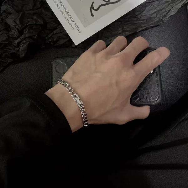 European American Cuban Bracelet for Men - Image 1