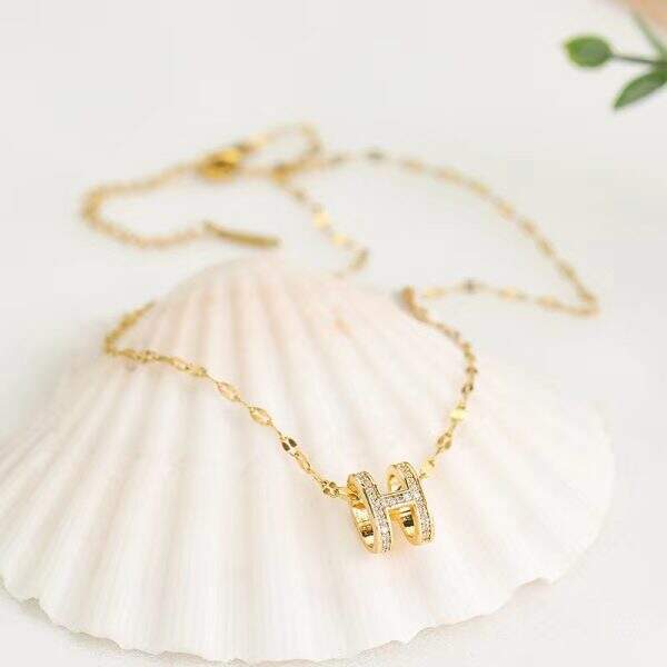 titanium steel necklace for women - Image 4