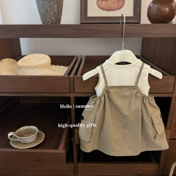 Girls' children's clothing set - Image 4