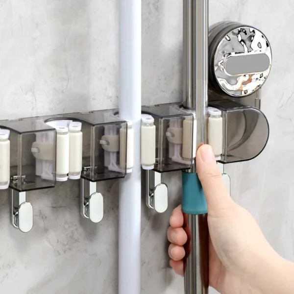 Double suction cup mop clip hook - Image 4