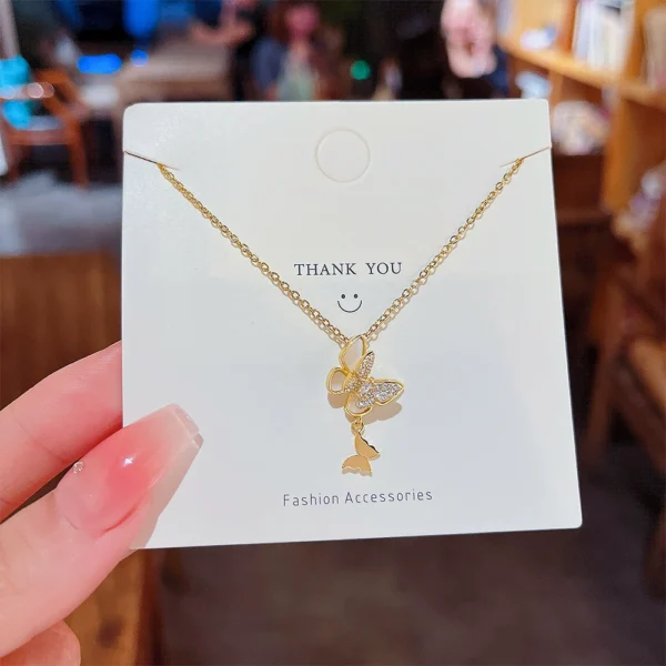 3D bow necklace - Image 2
