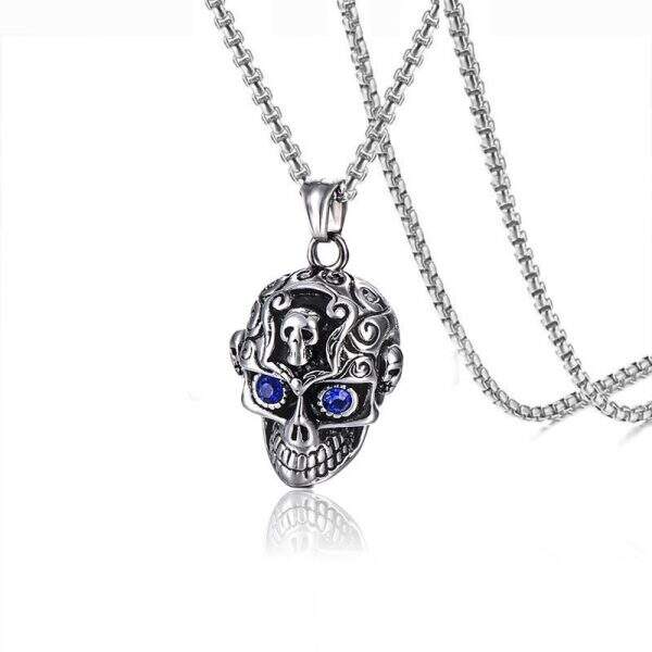 Titanium skull necklace - Image 5