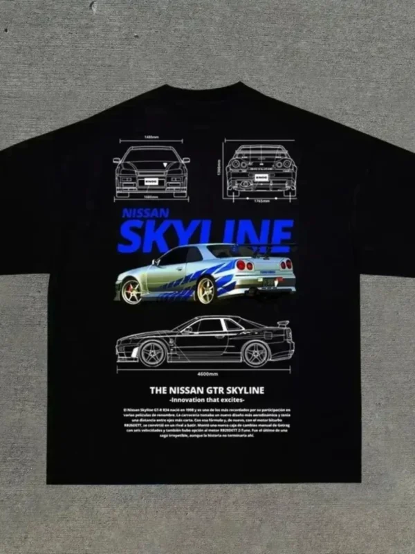 Round neck printed t-shirt - Image 2