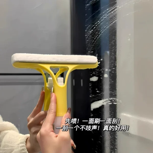 specialized mirror cleaning tool for wiping and brushing - Image 4