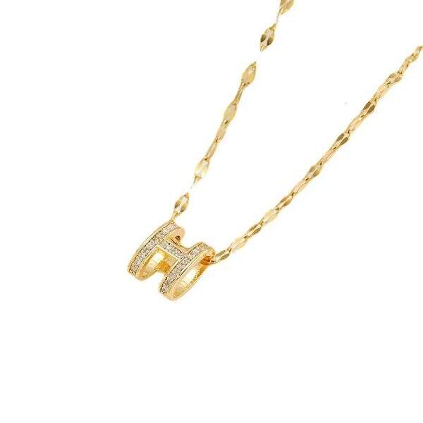 titanium steel necklace for women - Image 5