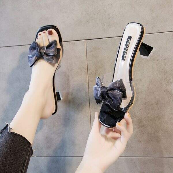 transparent one line slippers - Image 4