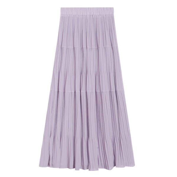 new A-line chiffon long skirt - Image 5