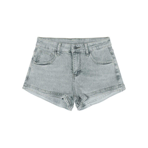 High waisted denim shorts for women - Image 5