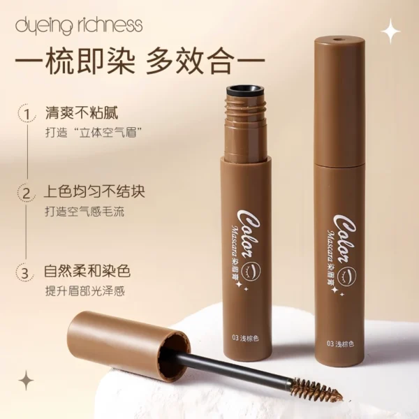 Eyebrow dye cream in light color - Image 2