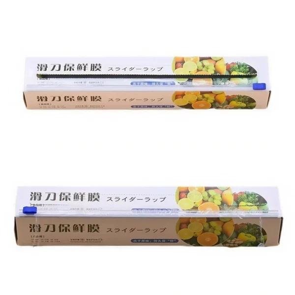 Kitchen sliding knife type cling film with cutter - Image 5