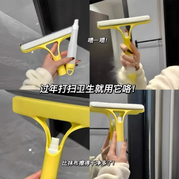 specialized mirror cleaning tool for wiping and brushing - Image 5
