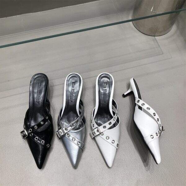 pointed half slippers - Image 4