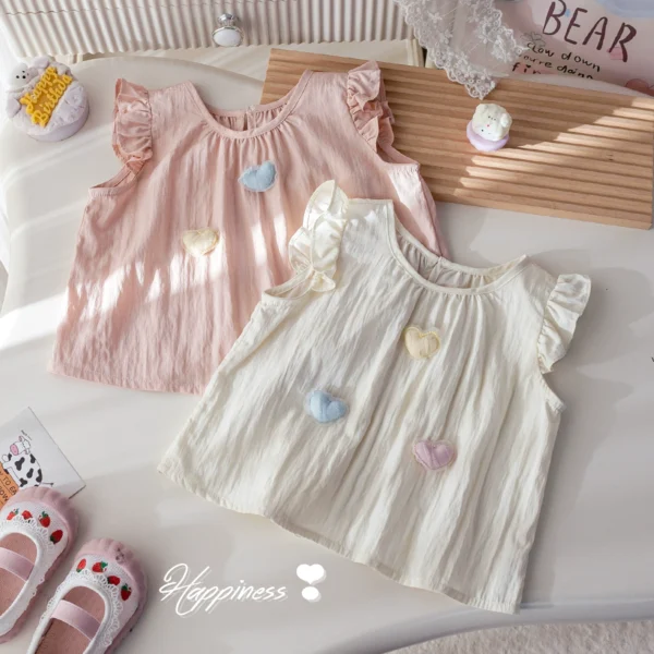 Baby girl's western-style clothes - Image 1