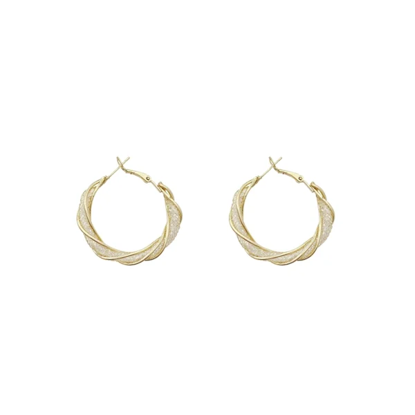 Circle earrings, outlets, women's accessories - Image 5