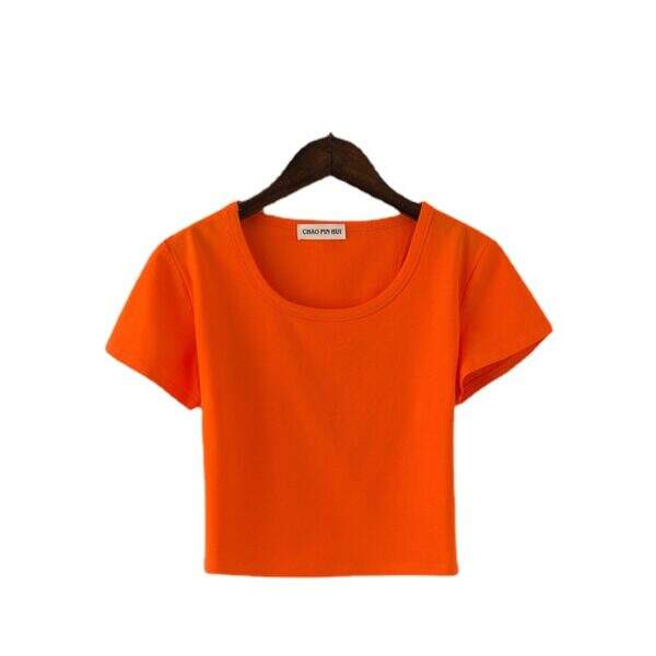 Open navel short sleeved t-shirt for women - Image 5