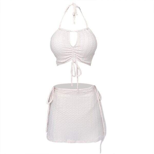 Bikini swimsuit, three-piece set - Image 5