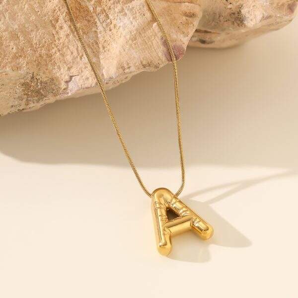 English letter pendant necklace - Image 2