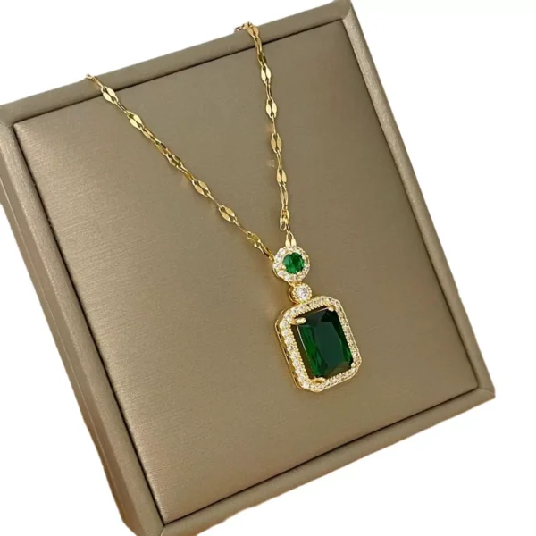 Crystal necklace outlets for women - Image 5