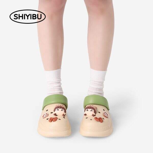 New summer outdoor bear hat girls' hole shoes - Image 3