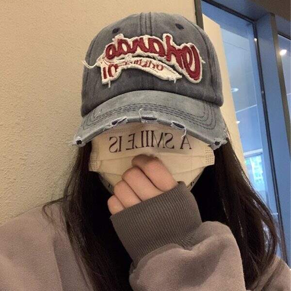 Couple Embroidered Hip Hop Curved brimmed Hat - Image 3