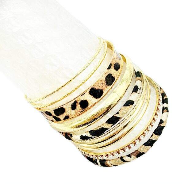 Leopard print bracelet for women - Image 4