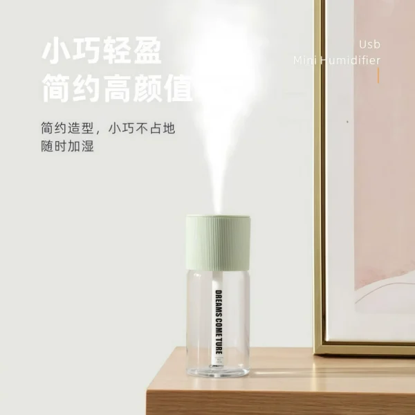 Mini USB air humidifier, home bedroom - Image 3