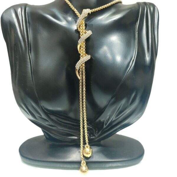 New trendy long snake shaped sweater chain for women - Image 5