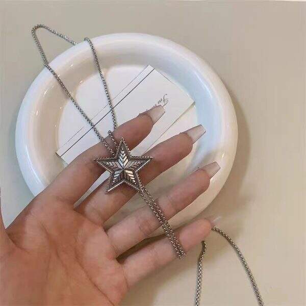 Star Stainless Steel Necklace - Image 4