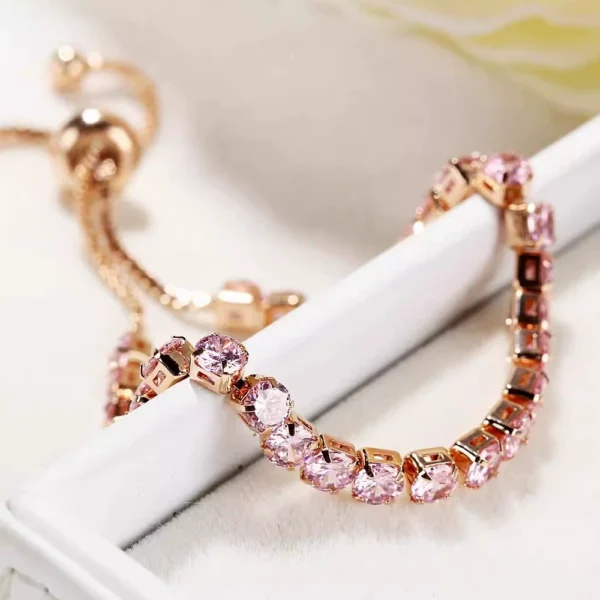 Leak picking crystal push-pull bracelet - Image 4