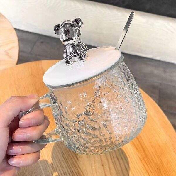 Little Bear Hammer Pattern Water Cup for Women - Image 2