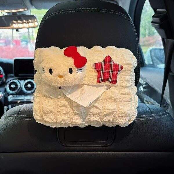 Hello Kitty cartoon car tissue box - Image 1