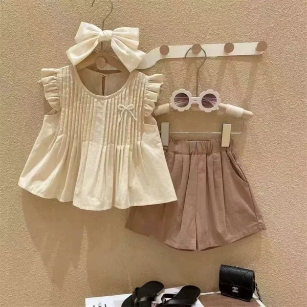 Shorts, two-piece set for girls - Image 1