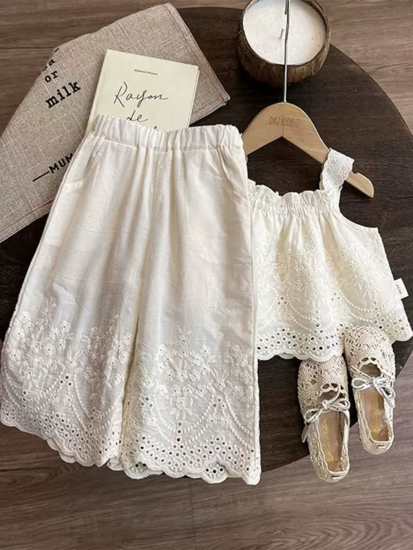 Girls' tank top and pants set - Image 2