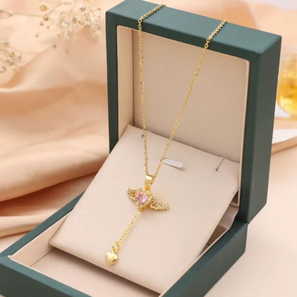 Angel's Wings tassel necklace - Image 3