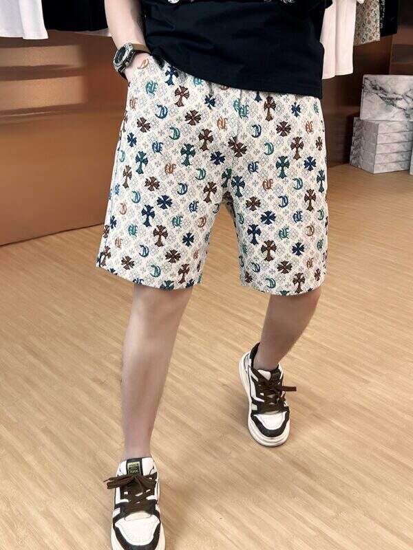 Trendy straight leg men's shorts - Image 1