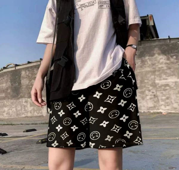 New printed five quarter sports shorts - Image 4