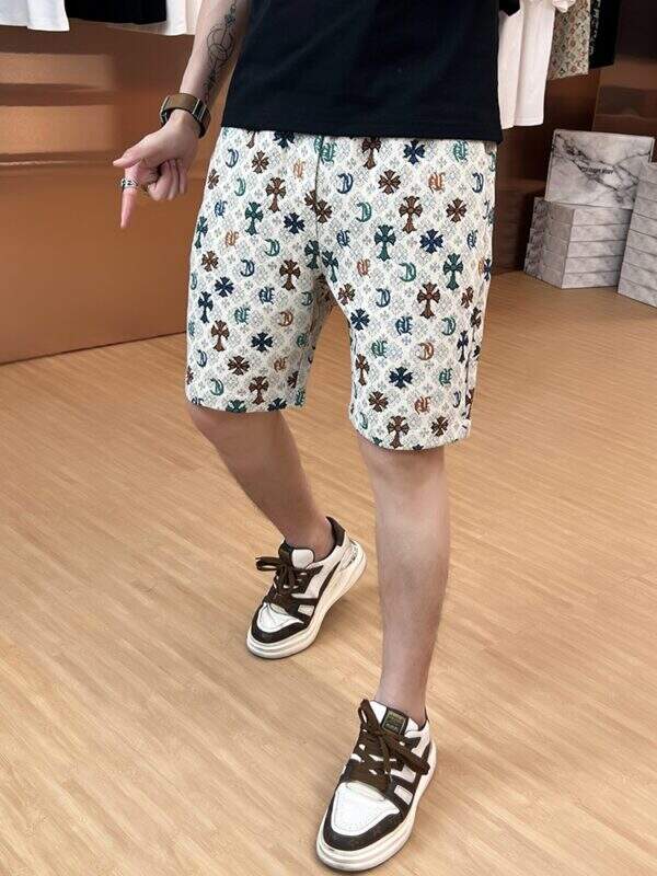 Trendy straight leg men's shorts - Image 4