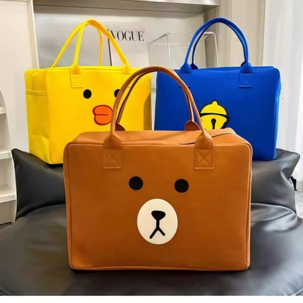 Cartoon bag, travel bag, storage handbag, large - Image 5