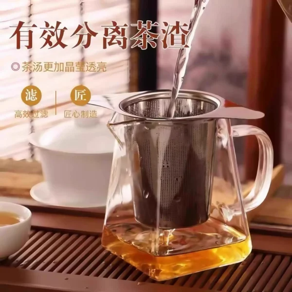 Stainless steel tea strainer for household use - Image 3