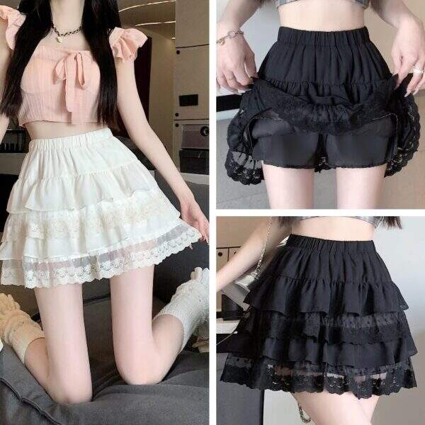 White lace cake skirt - Image 2