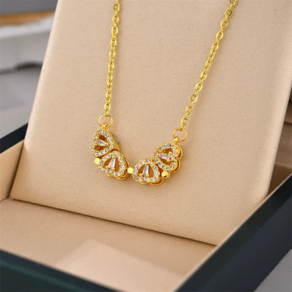 Clover necklace outlets women's - Image 4