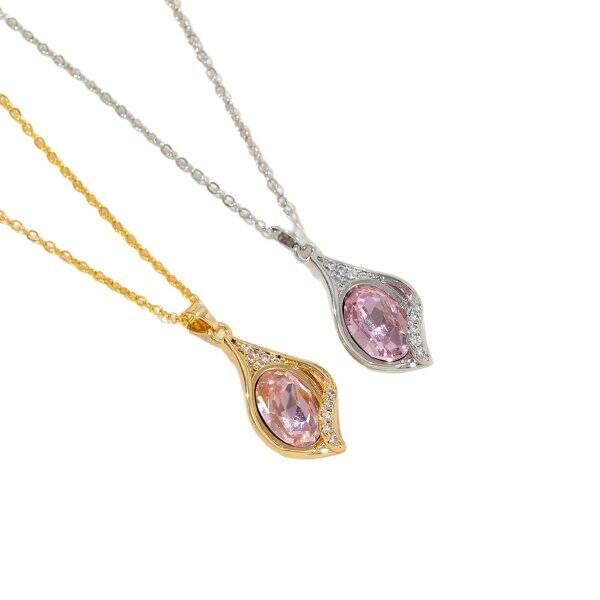 Elegant copper plated pendant necklace - Image 5