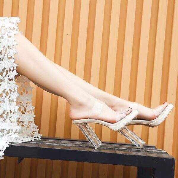 Waterproof platform with flat straps, women's shoes - Image 3