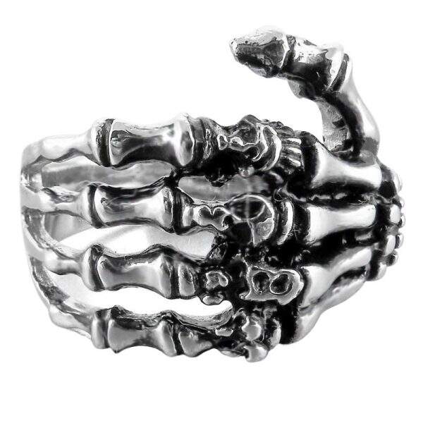 Stylish skull alloy ring suitable - Image 5
