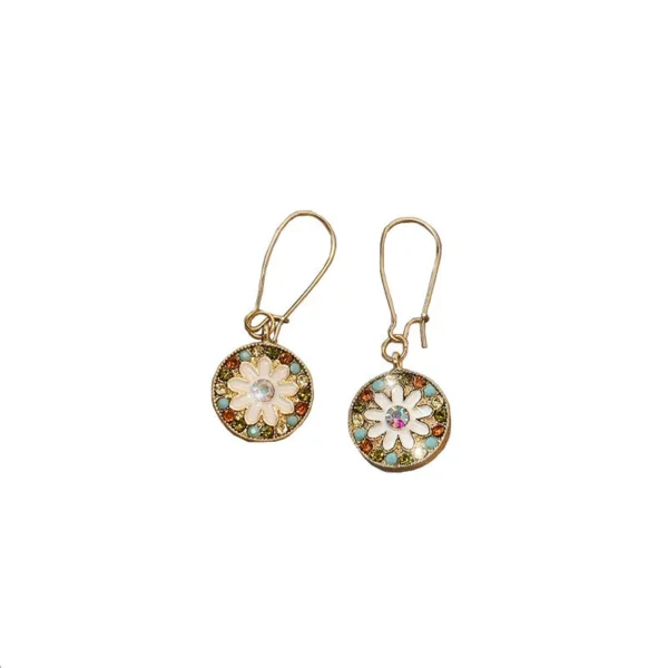 Outlet clearance light luxury colored geometric earrings - Image 5