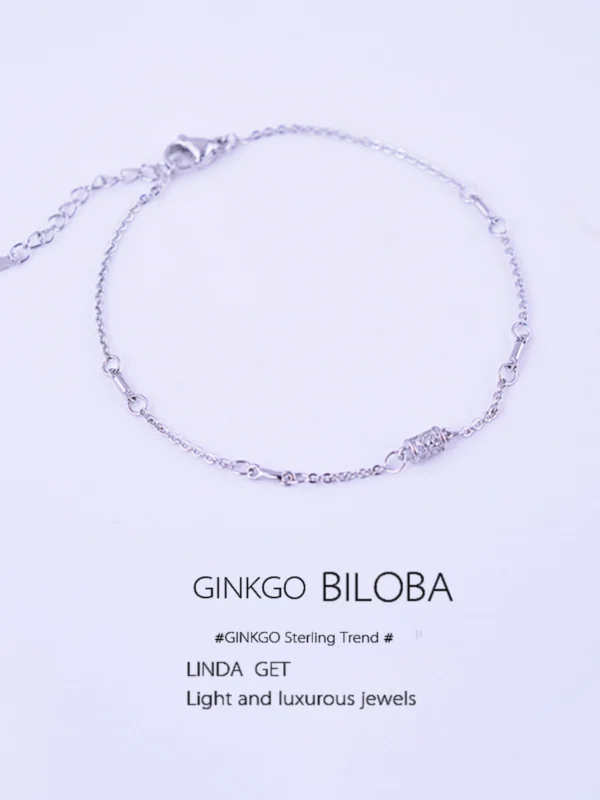 Silver waist bracelet for women - Image 1